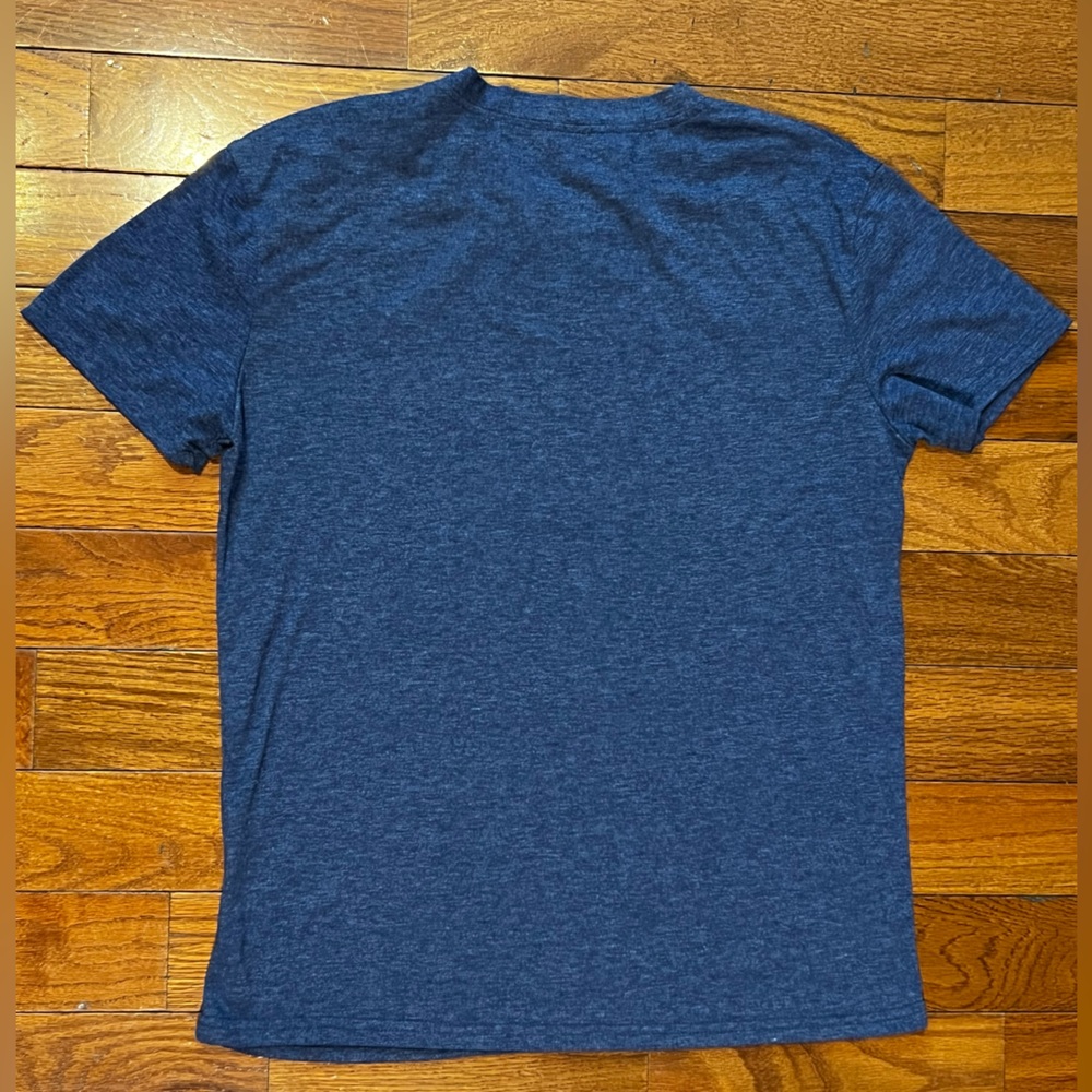 Dark Heather Blue Boy Mama Graphic T-Shirt Women's Medium - Picture 2 of 4